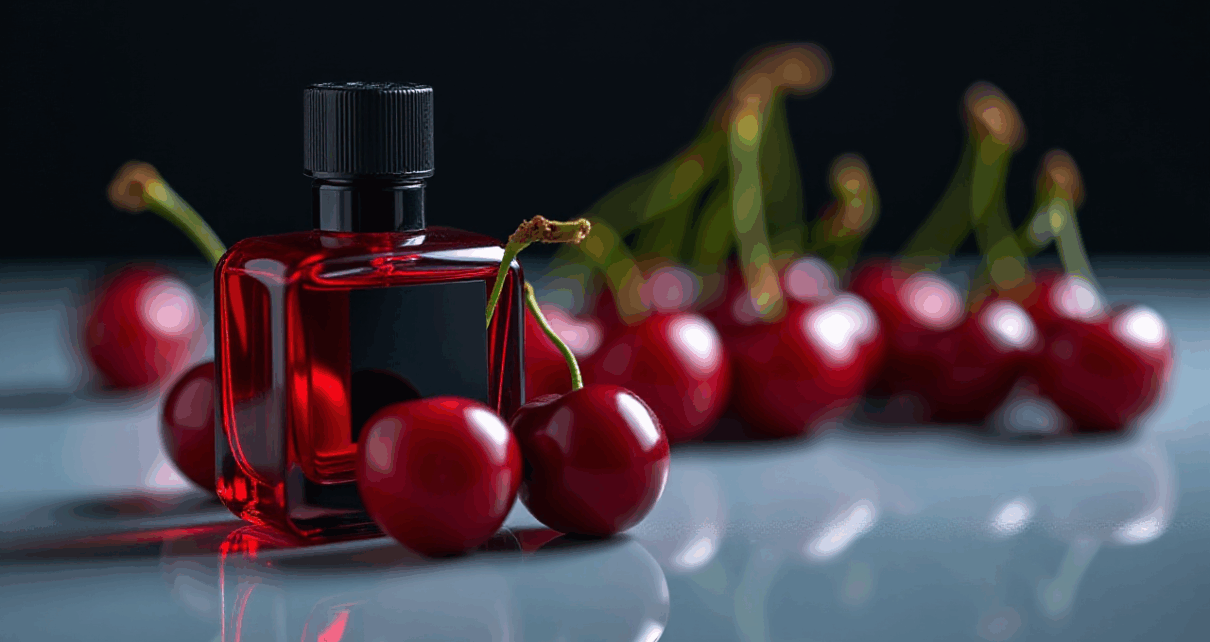 Perfumy Lost Cherry Tom Ford: Pełna Recenzja, Cena i Gdzie Kupić Oryginał 1 Elegancka butelka perfum Tom Ford Lost Cherry z wiśniową nutą zapachową.