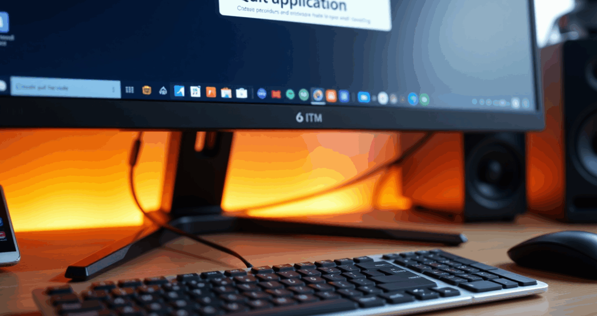 How to Stop App: Poradnik Zamykania Aplikacji na Windows, macOS, Android, iOS 1 Ikony systemów operacyjnych symbolizujące proces zamykania aplikacji, how to stop app.