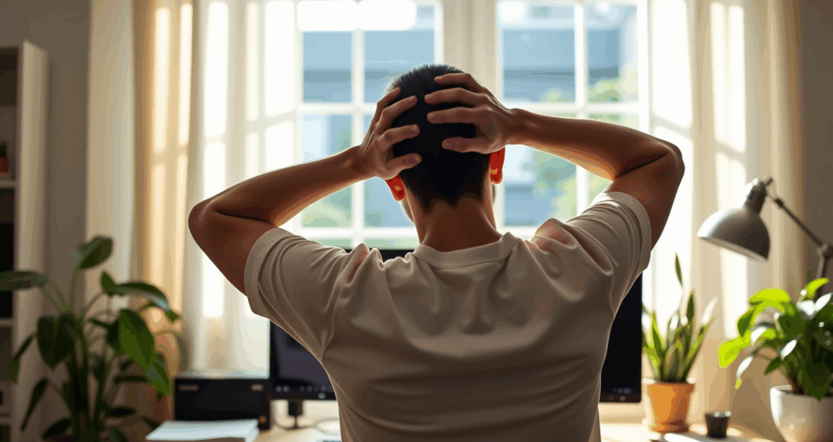 Kobieta wykonująca delikatne ćwiczenia rozciągające plecy, aby złagodzić napięcie i ból.