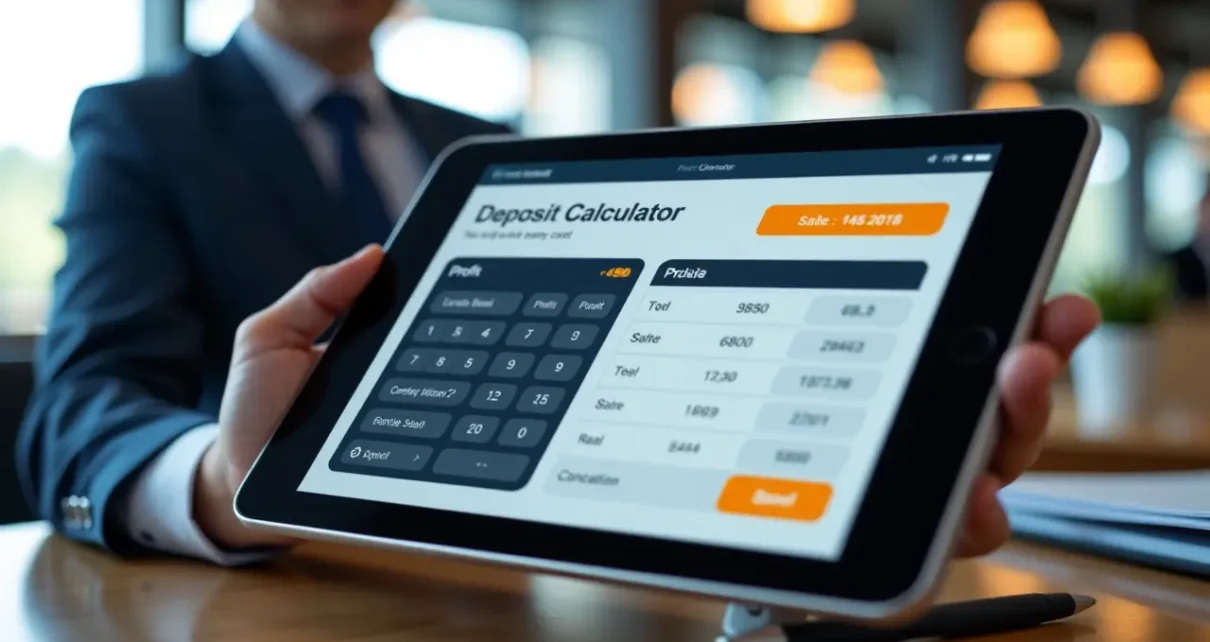 Kalkulator Lokaty Bankowej Online: Oblicz Zysk Netto i Porównaj Lokaty 2 Interfejs kalkulatora lokat bankowych online do obliczania zysku netto i porównywania ofert.