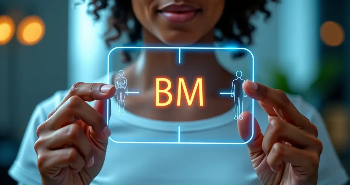 Interfejs online prezentujący kalkulator masy ciała do obliczania BMI i idealnej wagi.