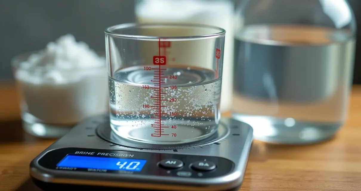 Kalkulator peklowania na mokro, interaktywne narzędzie do obliczania precyzyjnych proporcji solanki i idealnych przepisów.