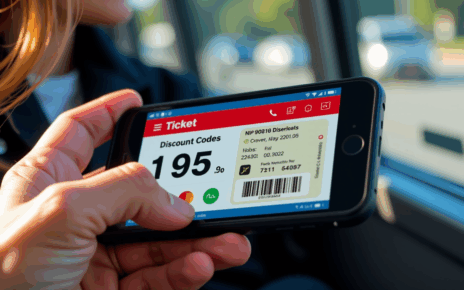 Osoba korzystająca z laptopa, szukająca kodów rabatowych na bilety autokarowe FlixBus.