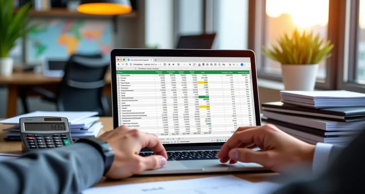 Interaktywny kalkulator kosztów działalności gospodarczej wyświetlający ZUS, podatki oraz inne wydatki firmy.