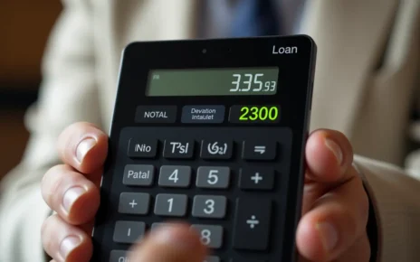 Kalkulator kredytu gotówkowego przedstawia symulację raty i całkowitych kosztów pożyczki.