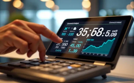 Precyzyjny kalkulator odsetek handlowych do szybkiego obliczania należności za opóźnienie płatności.