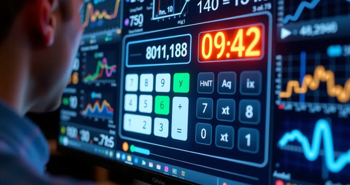 Kalkulator Liczb Zespolonych Online: Obliczaj Szybko i Precyzyjnie! 1 Interfejs cyfrowy przedstawiający kalkulator liczb zespolonych online do szybkich i precyzyjnych obliczeń matematycznych.