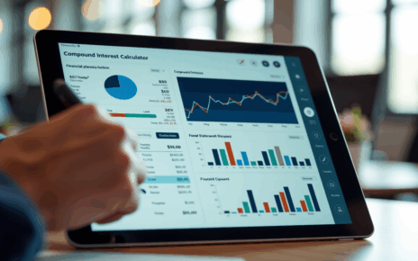 Kalkulator Procentu Składanego Online: Oblicz Zyski i Planuj Finanse 2 Procent składany kalkulator online wizualizuje obliczanie zysków, pomaga planować długoterminowe finanse.