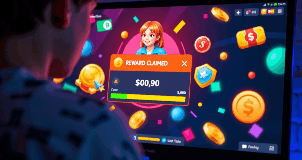 Gracz otwiera ekran z kodami, szukając darmowe kody do Roblox i specjalne przedmioty.