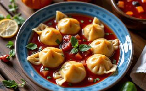 Domowe Obiady Cieszyn: Gdzie Zjeść, Zamówić i Najlepsze Smaki 2 Tradycyjny domowy obiad na stole, apetyczne dania główne, sałatka, zupa i napoje.