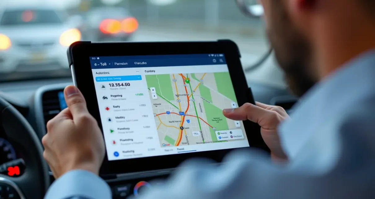 Kalkulator Opłat e-TOLL Online: Precyzyjne Obliczanie Kosztów Przejazdu i Planowanie Tras 4 Nowoczesny kalkulator opłat e-TOLL precyzyjnie obliczający koszty przejazdu oraz pomagający planować trasy.