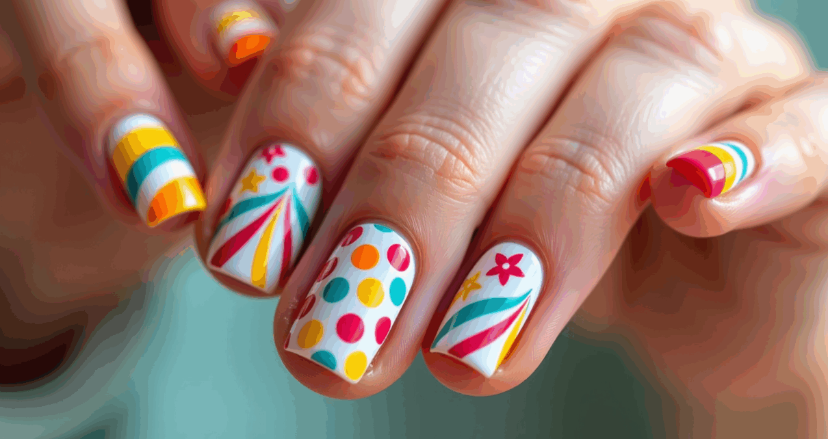 Łatwe wzorki na paznokcie dla początkujących, proste do wykonania w domu, inspirujące pomysły.