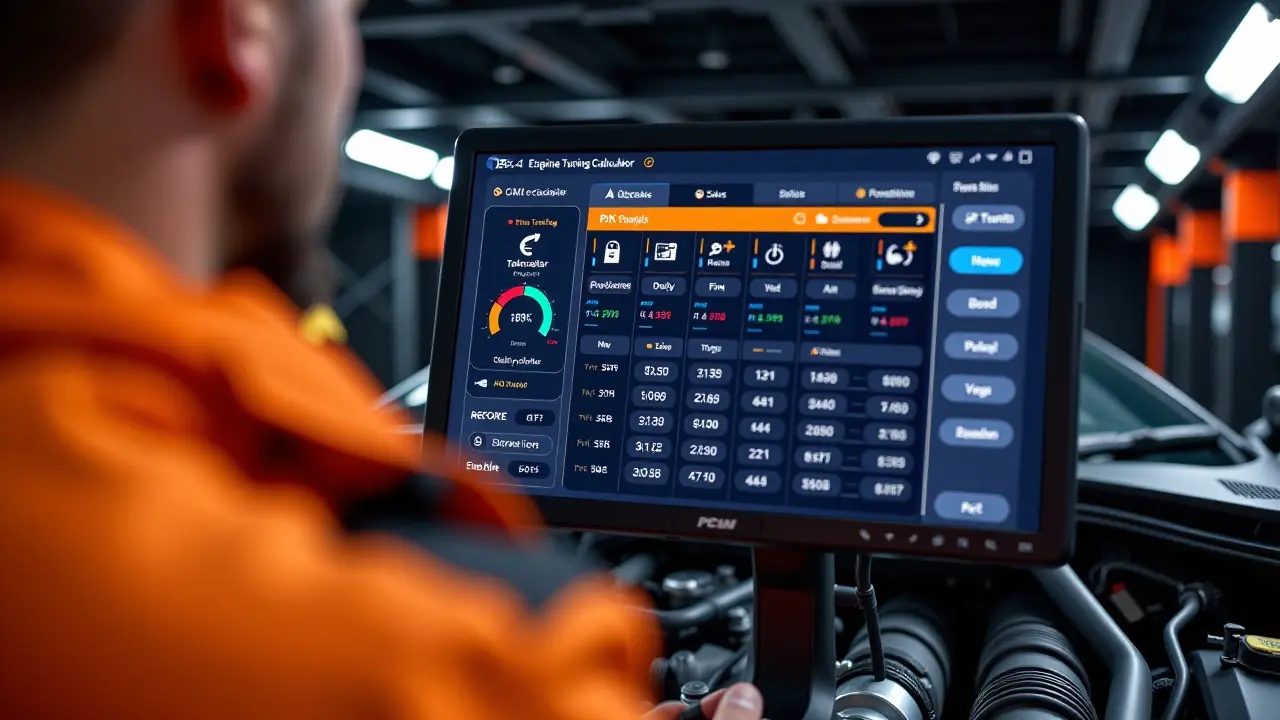 Kalkulator Strojenia PCM: Optymalizacja Silnika, Tuning ECU i Narzędzia