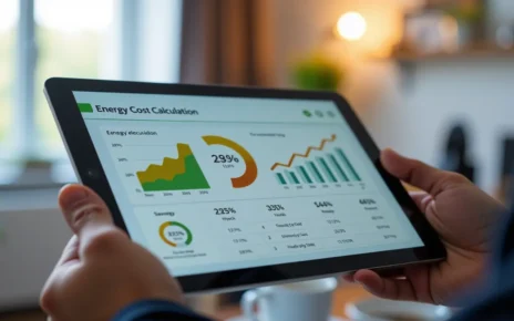 Wizualny kalkulator zużycia prądu online. Oblicz koszty energii i planuj domowe oszczędności efektywnie.
