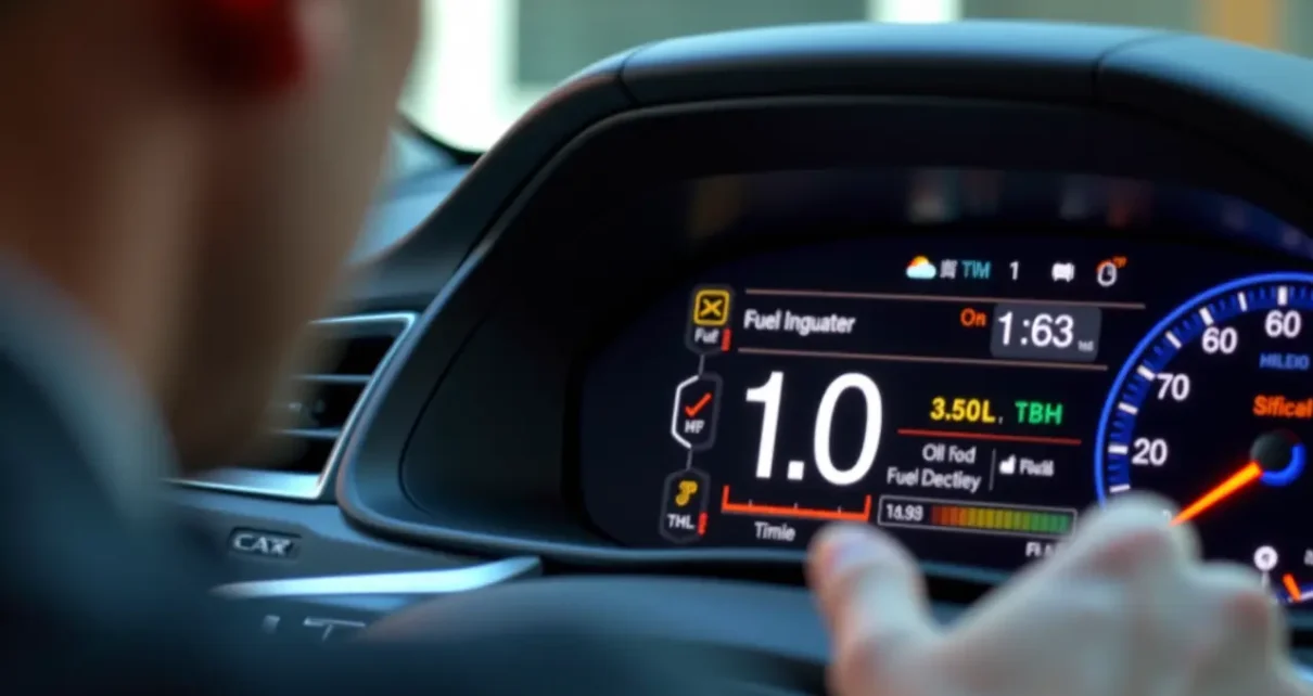 Interaktywny kalkulator spalania benzyny na tablecie pomaga obliczyć zużycie paliwa i zaoszczędzić na kosztach.