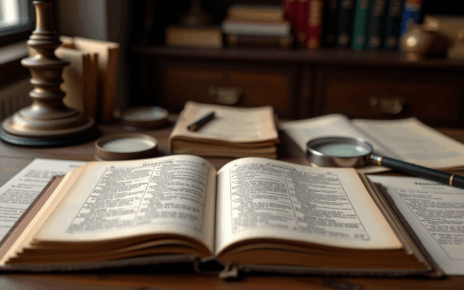 Jak Odkryć Pochodzenie Nazwiska Rodowego? Kompletny Przewodnik po Genealogia Pochodzenie Nazwiska 1 Starannie ułożone dokumenty, lupa oraz symbol drzewa genealogicznego, ilustrujące genealogia pochodzenie nazwiska i rodowe poszukiwania.