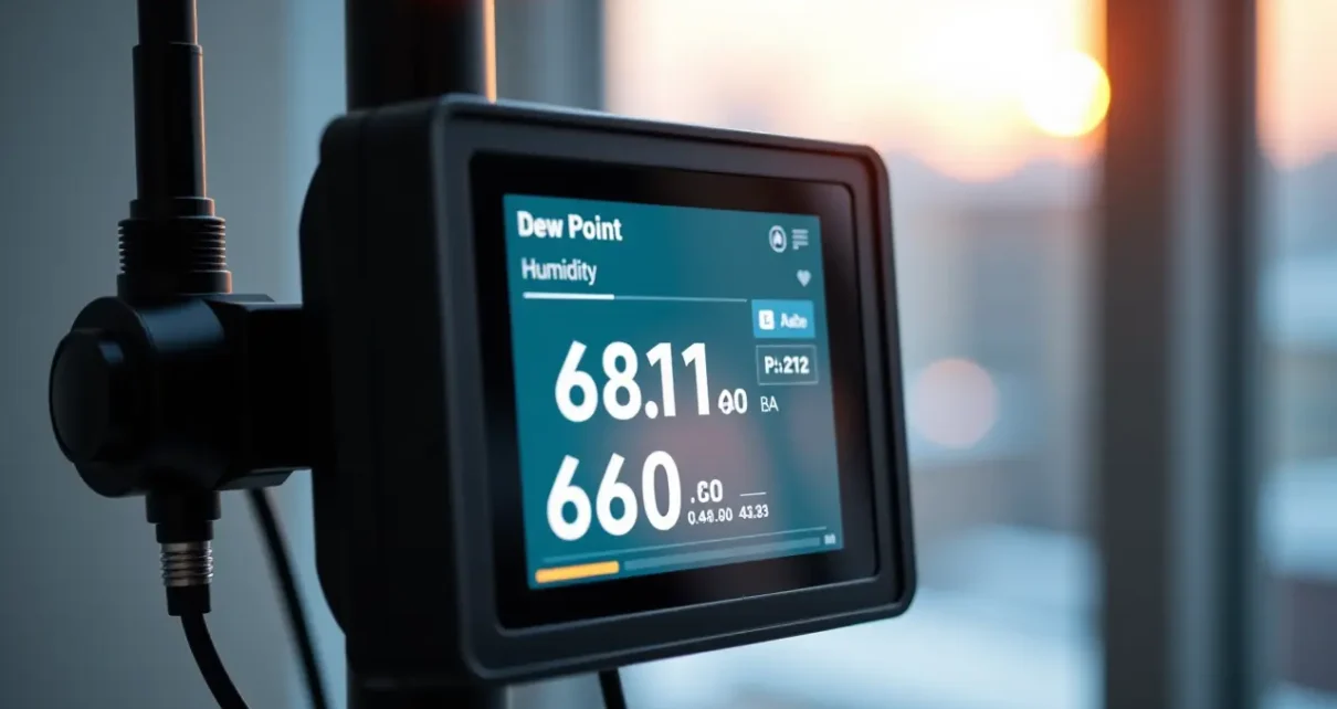 Kalkulator Punktu Rosy Online: Oblicz Wilgotność, Zapobiegaj Kondensacji i Pleśni 7 Interaktywny kalkulator punktu rosy online pokazujący wilgotność, temperaturę oraz ryzyko kondensacji i pleśni.