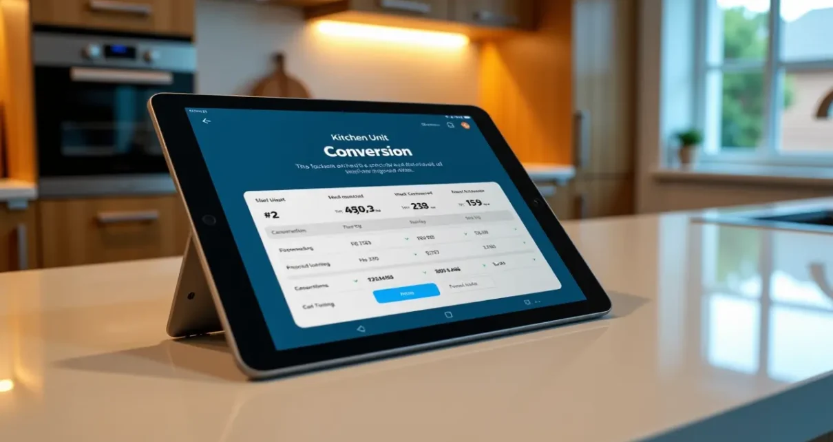 Kalkulator jednostek kuchennych online pomaga przeliczać miary i wagi składników do gotowania.