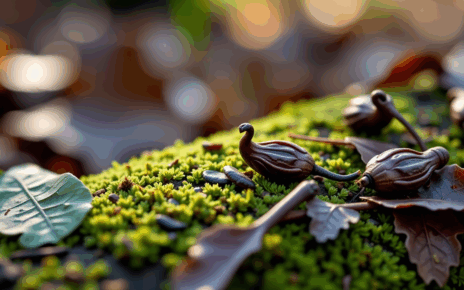 Szczegółowe zbliżenie na odchody kuny w naturalnym środowisku, pomocne w rozpoznawaniu odchodów kuny.