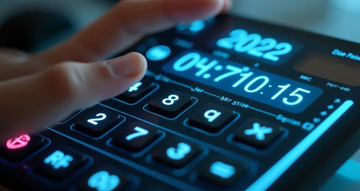 Kalkulator Dat Online: Oblicz Różnicę, Wiek, Dni – Dodawaj, Odejmuj | Bezpłatne Narzędzie 3 Ekran komputera z interfejsem kalkulator dat online do obliczania różnic, wieku i dni.