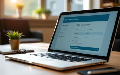 Interfejs komputera z wyświetlonym PZU kalkulator OC online, pozwalający na szybką wycenę ubezpieczenia.