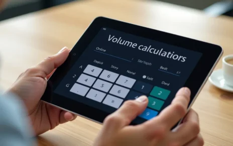 Szybki i darmowy kalkulator m3 online do precyzyjnego obliczania objętości w metrach sześciennych.