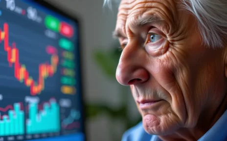 Kalkulator emerytury 2024 brutto-netto wyświetla precyzyjne wyniki finansowe na ekranie monitora.