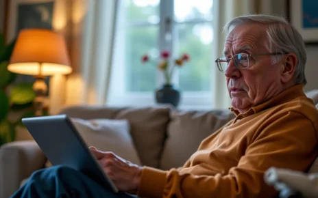 Ekran komputera z wyświetlonym kalkulatorem emerytury brutto netto, pokazujący symulację obliczeń świadczenia.