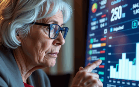 Jak Obliczyć Staż Pracy do Emerytury ZUS? Kompletny Poradnik i Kalkulator Stażu Pracy do Emerytury Online 3 Osoba korzystająca z kalkulatora stażu pracy do emerytury ZUS na ekranie komputera stacjonarnego.