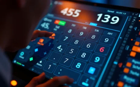 Interfejs polskiego kalkulatora online na ekranie komputera, gotowy do szybkich obliczeń.