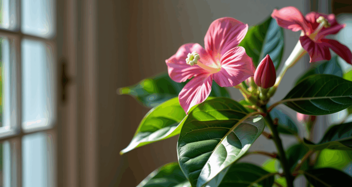 Zielony fikus doniczkowy z liśćmi. Sprawdź, czy fikus kwitnie w domu.