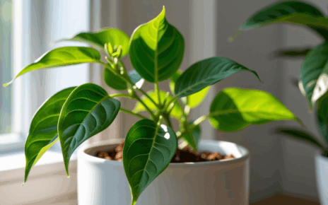 Różne gatunki fikusów doniczkowych, od małych po duże, w nowoczesnych doniczkach, z bujnymi zielonymi liśćmi, w dobrze oświetlonym pomieszczeniu.