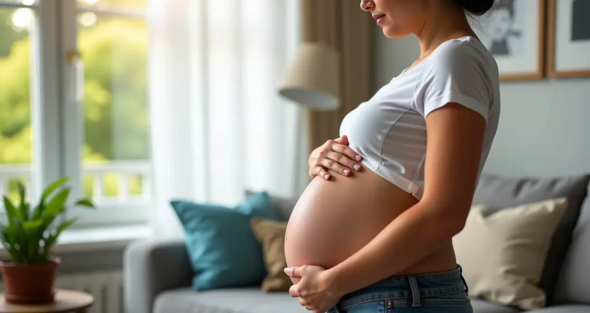 Kalkulator Wagi w Ciąży: Monitoruj Prawidłowy Przyrost Tydzień po Tygodniu 1 Kobieta w ciąży korzystająca z kalkulatora wagi, monitorująca prawidłowy przyrost tydzień po tygodniu.