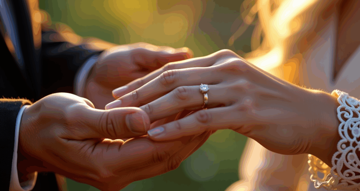 Elegancki promise ring czym jest symbolizuje obietnicę, wierność i przyszłość dwojga ludzi.