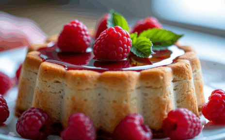 Malinowa żelka gotowa do użycia w torcie, jako wkładka lub dekoracja deseru.