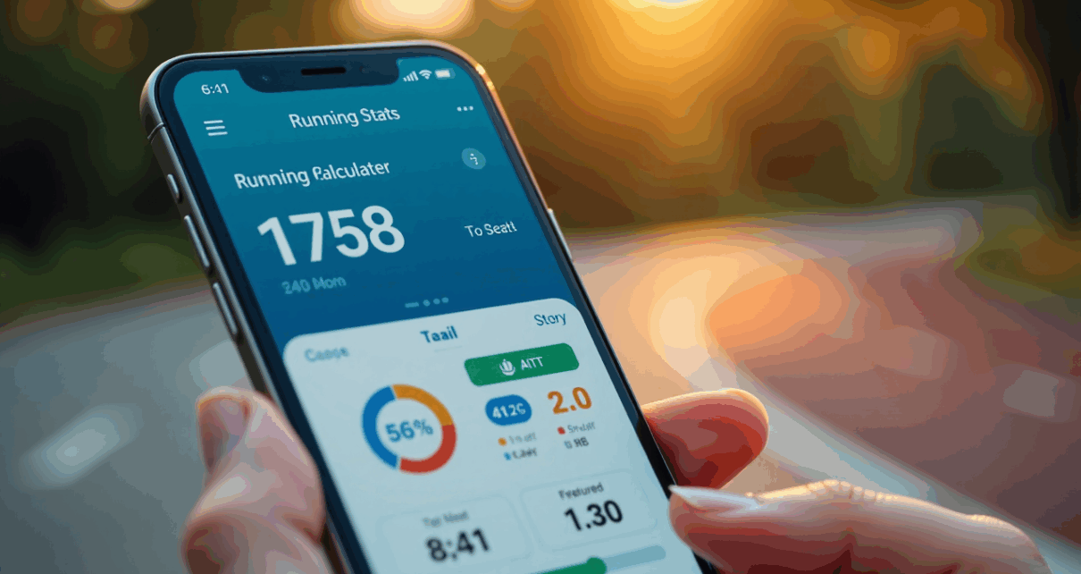 Kalkulator tempa biegowego online wyświetla wyniki obliczeń: tempo, dystans, czas dla biegacza.