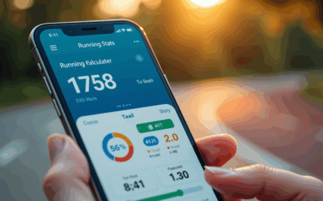 Kalkulator tempa biegowego online wyświetla wyniki obliczeń: tempo, dystans, czas dla biegacza.