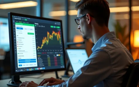 Kalkulator Wynagrodzeń 2023 Brutto Netto – Oblicz Pensję Szybko i Precyzyjnie 4 Ekran komputera przedstawiający interaktywny kalkulator wynagrodzeń 2023 do obliczania pensji brutto netto.