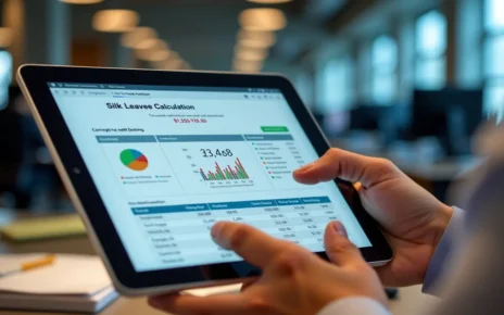 Interfejs kalkulatora okresu zasiłku chorobowego online pomagający obliczyć limit L4 i zrozumieć zasady ZUS.