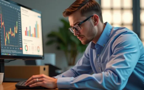 Kalkulator wynagrodzenia chorobowego netto na ekranie komputera, pokazujący finalny wynik L4.