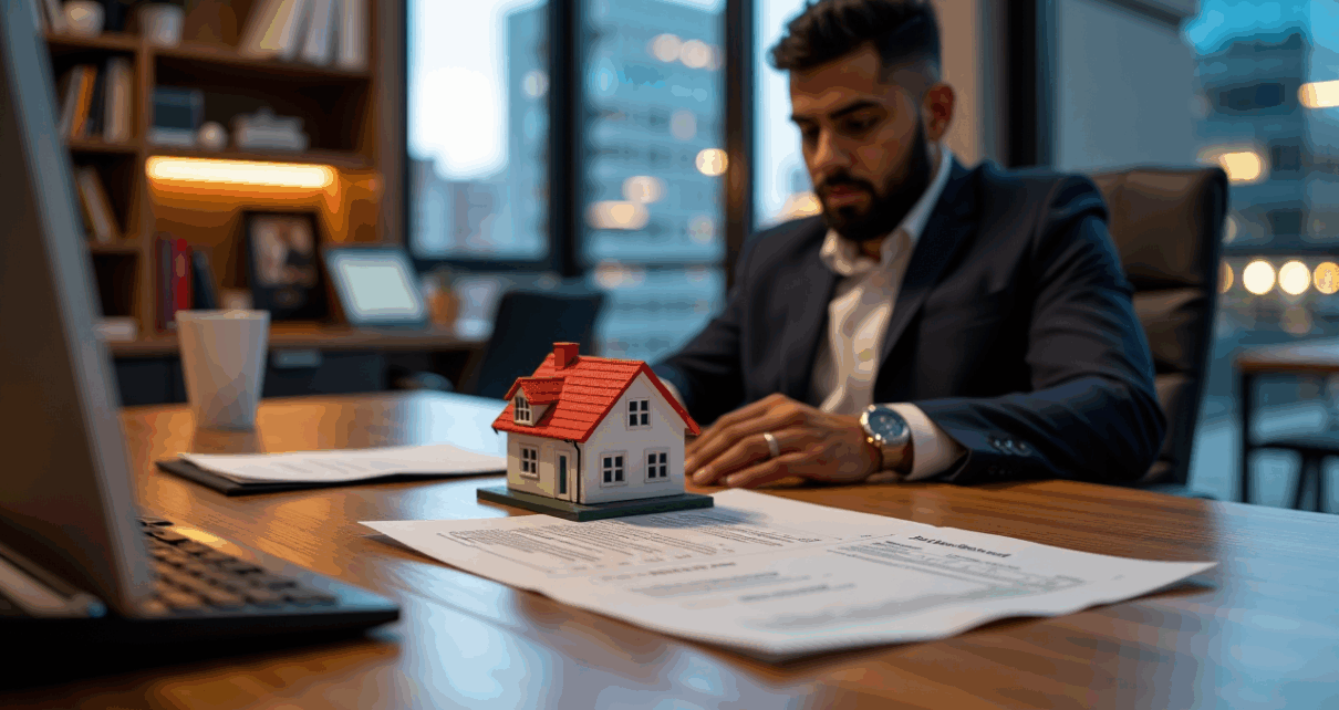 Kobieta analizuje dokumenty finansowe dotyczące podatku od sprzedaży mieszkań i formularza PIT-39.