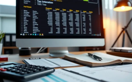 Kalkulator Odsetek Podatkowych Gofin: Kompleksowy Przewodnik po Zaległościach i Nadpłatach 3 Ekran laptopa prezentujący kalkulator odsetek podatkowych Gofin do obliczania zaległości i nadpłat.