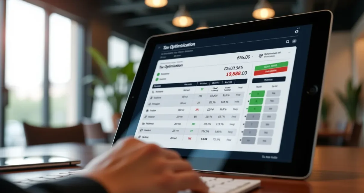 Kalkulator Wyboru Formy Opodatkowania 2024 dla JDG – Optymalizuj Podatki i ZUS 1 Interfejs cyfrowy kalkulatora wyboru formy opodatkowania 2024 dla JDG, optymalizacja podatków i składek ZUS.