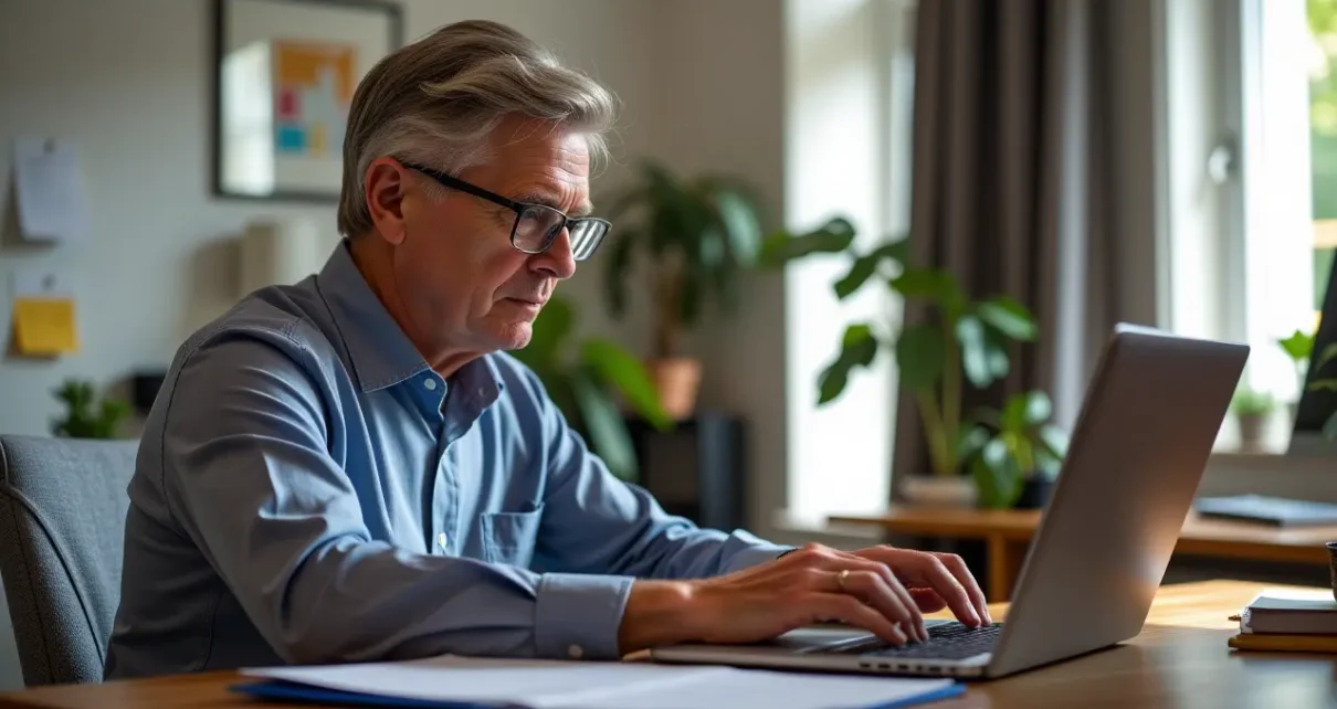 Kalkulator nadgodzin nauczycieli online na ekranie laptopa, pomagający w szybkim obliczaniu wynagrodzenia.