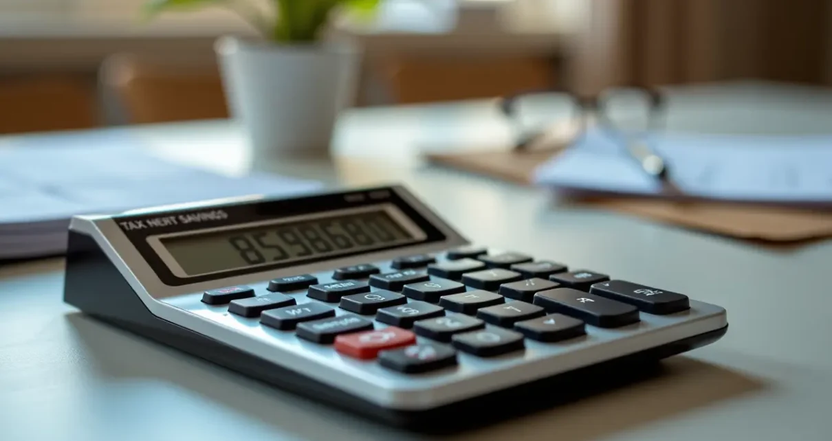 Ulga Termomodernizacyjna Kalkulator: Oblicz, Ile Możesz Odliczyć od Podatku! 1 Ekran komputera z interfejsem dla ulga termomodernizacyjna kalkulator, obliczający oszczędności podatkowe.