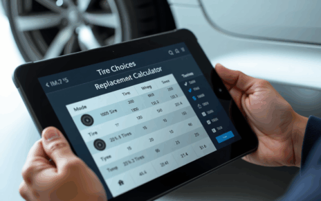 Kalkulator Zamienników Opon: Przewodnik po Bezpiecznym Doborze Właściwych Rozmiarów 3 Kalkulator zamienników opon online wyświetlający bezpieczne rozmiary dla różnych modeli pojazdów.