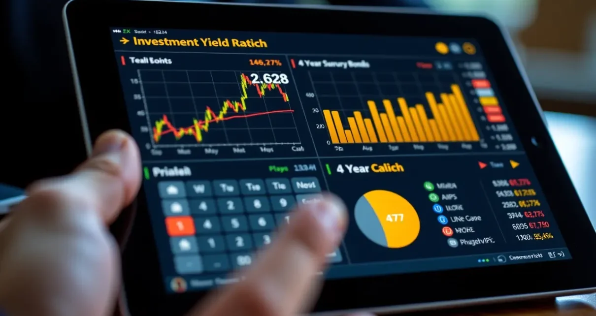 Kalkulator Obligacji Skarbowych 4-letnich: Oblicz Zysk i Rentowność Inwestycji 1 Interaktywny kalkulator obligacji skarbowych 4-letnich wizualizuje potencjalne zyski inwestycyjne.