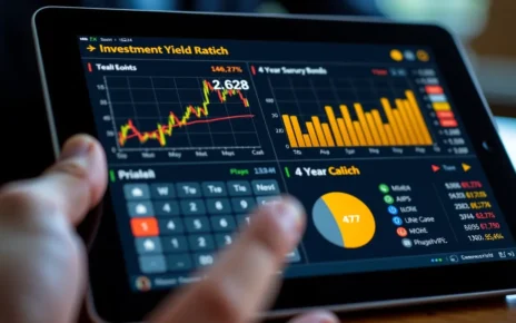 Kalkulator Obligacji Skarbowych 4-letnich: Oblicz Zysk i Rentowność Inwestycji 2 Interaktywny kalkulator obligacji skarbowych 4-letnich wizualizuje potencjalne zyski inwestycyjne.