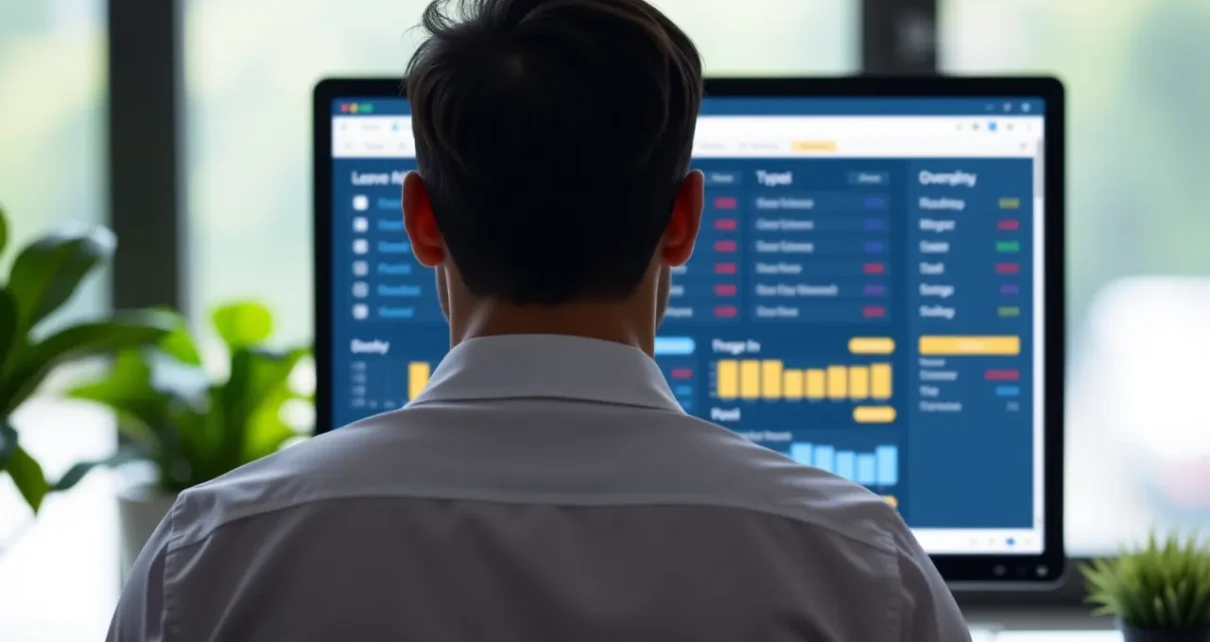 Graficzne przedstawienie kalkulatora urlopu za miesiąc, ułatwiającego obliczanie urlopu proporcjonalnego.