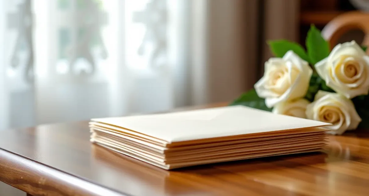 Kalkulator Kopert Weselnych: Ilość i Rozmiar na Twój Ślub 3 Para młoda planuje ślub z pomocą kalkulatora kopert weselnych, dobierając idealny rozmiar.